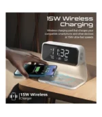 Promate Multi-Function LED Alarm Clock with 15W Wireless Charger - Image 4