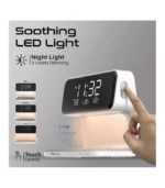 Promate Multi-Function LED Alarm Clock with 15W Wireless Charger - Image 5