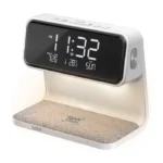 Promate Multi-Function LED Alarm Clock with 15W Wireless Charger