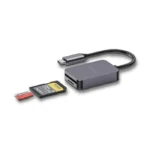 Porodo 2in1 USB-C Card Reader SD MicroSD