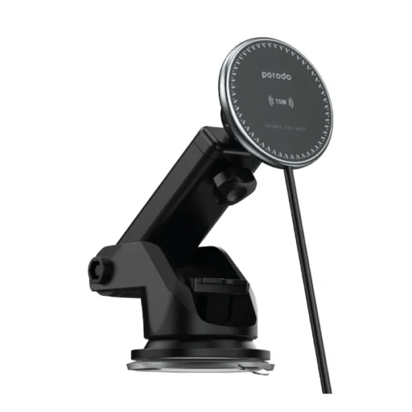 Porodo 3 In 1 Magnetic Car Charger Mount 15W With 20W PD Car Charger