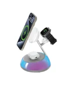 Wiwu Aurora Qi2 3 in 1 Wireless charger - Image 2
