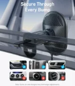 Anker MagGo Wireless Car Charger (Pad, Built-In USB-C Cable) - Image 5