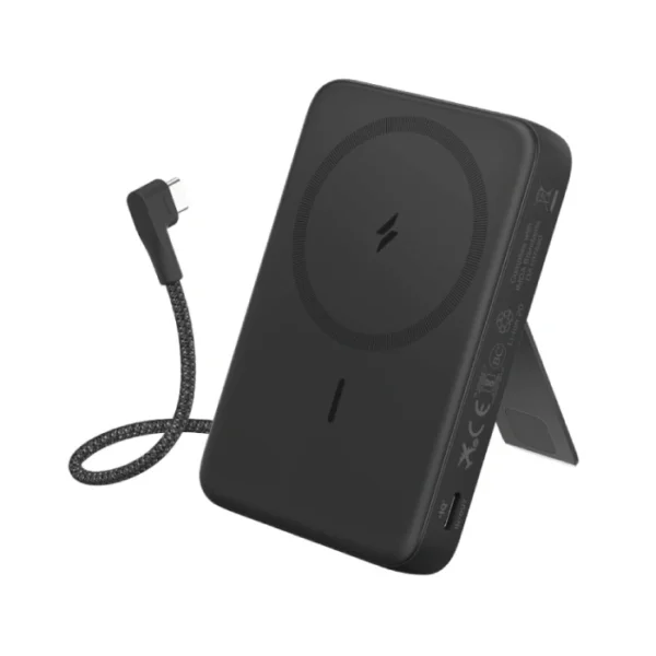 Anker PowerBank Zolo (10K, Magnetic, Built-In USB-C Cable)