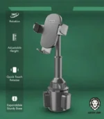 Green Lion 360° Car Cup Holder Phone Mount - Image 4