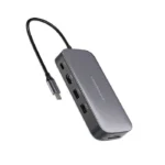 Powerology 256 GB USB-C Hub & SSD Drive All-in-one Connectivity & Storage PD 100W
