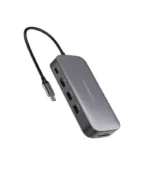 Powerology 256 GB USB-C Hub & SSD Drive All-in-one Connectivity & Storage PD 100W