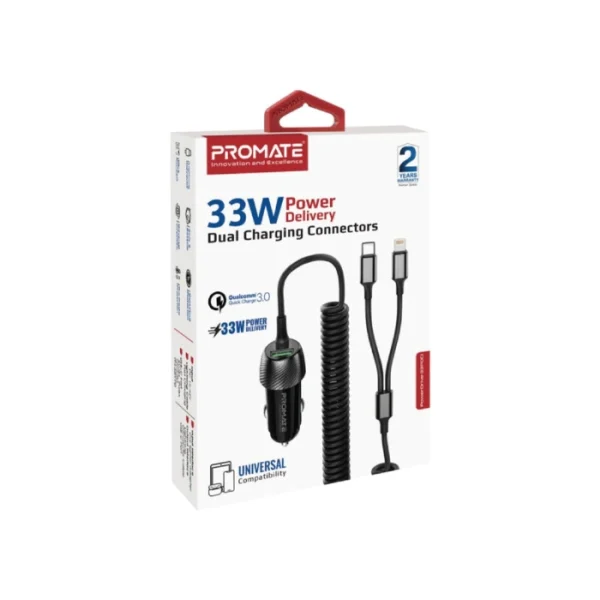 Promate 33W Car Charger